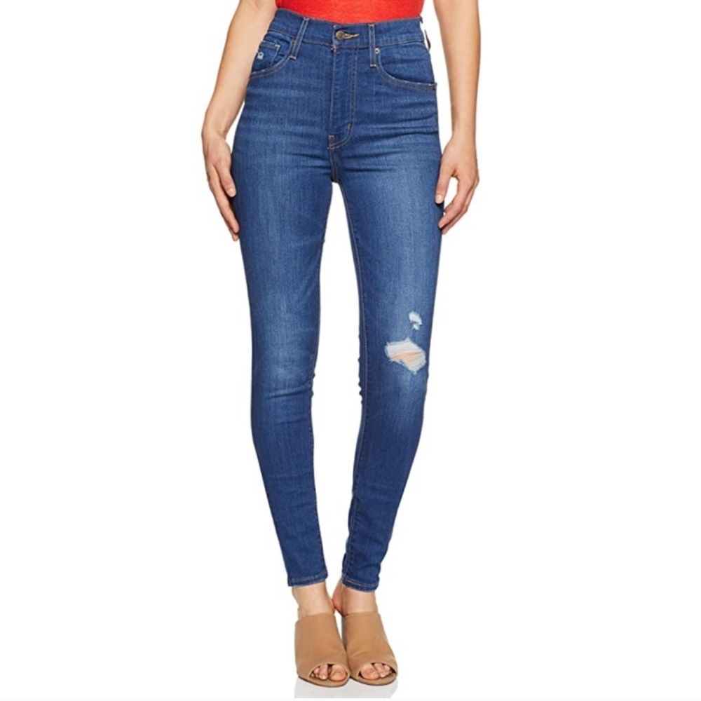 Levi’s Mile High Super Skinny Blue Jeans - Sz 29